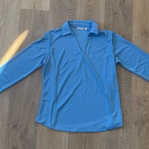 Lady Hagen Blue Long Sleeve Top